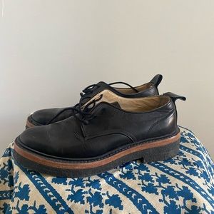 Rag and bone black leather brogue/ Oxford